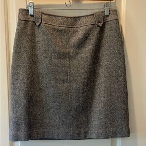 Talbots Gray Pencil Skirt Knee-Length Work Style